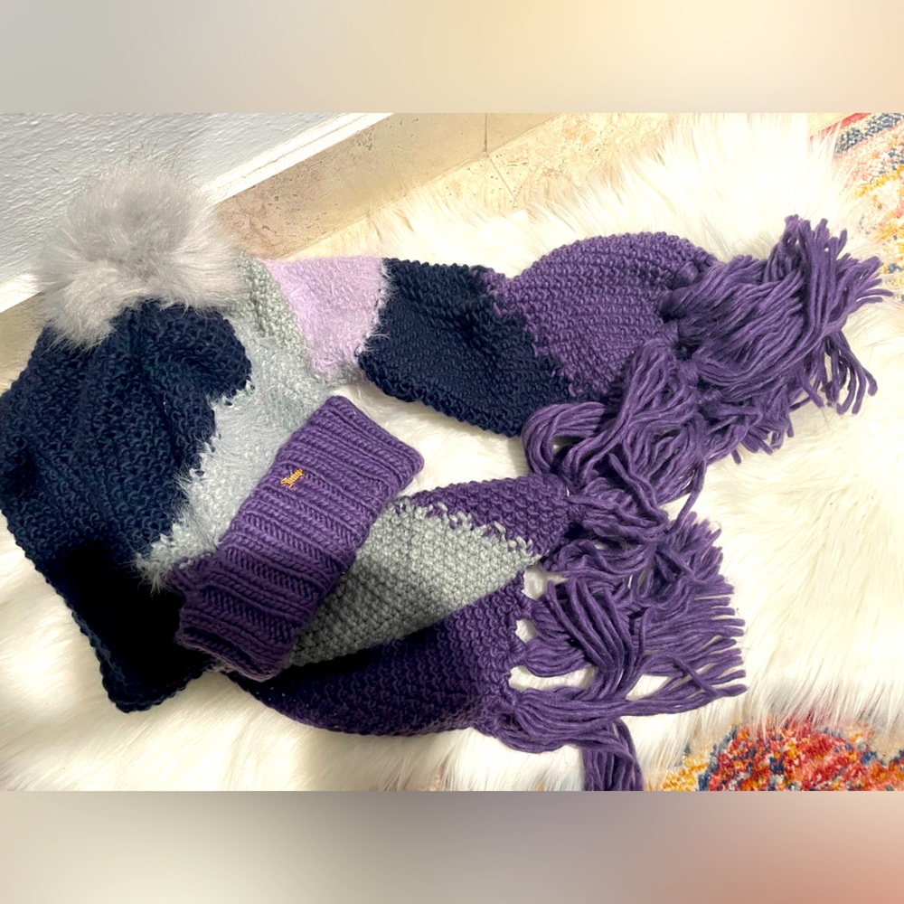 Juicy Couture Scarf and Beanie Set
